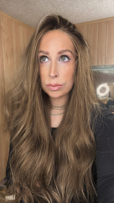 Vanilla Mocha Hand-Tied Lace Top Wig